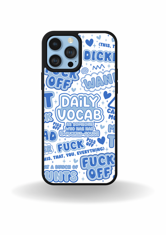 Blue Daily Vocab Phone Case