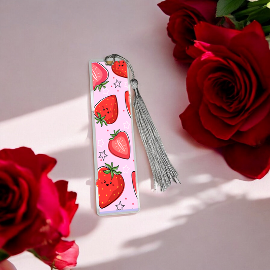 Strawberry Friends 12cm x 4cm Bookmark