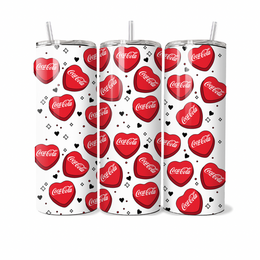 Cola Hearts 20oz Tumbler