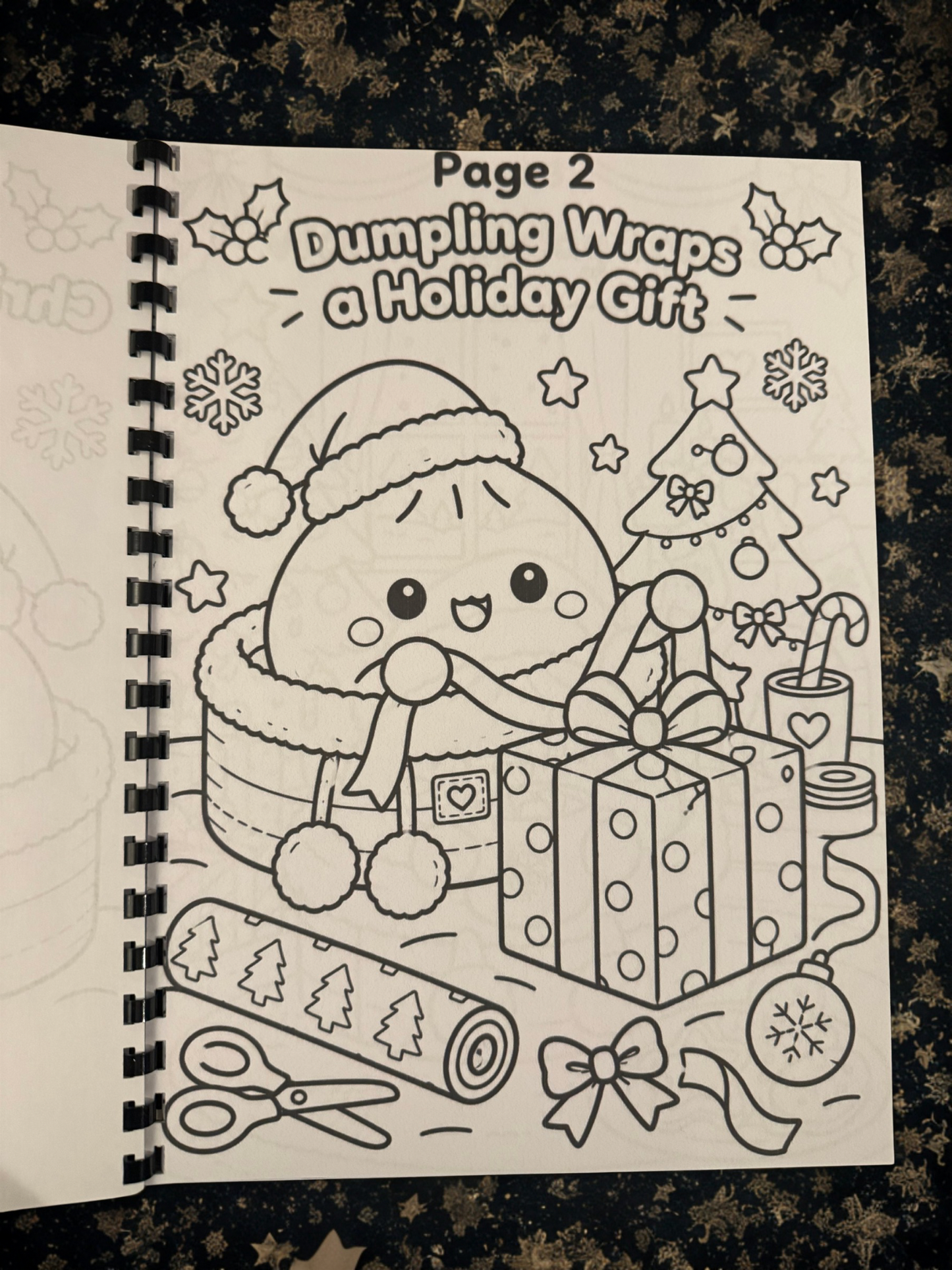 Poppy The Festive Dumpling Colouring Book