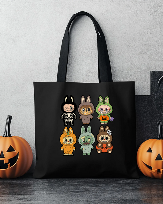 Labubu Black Tote Bag