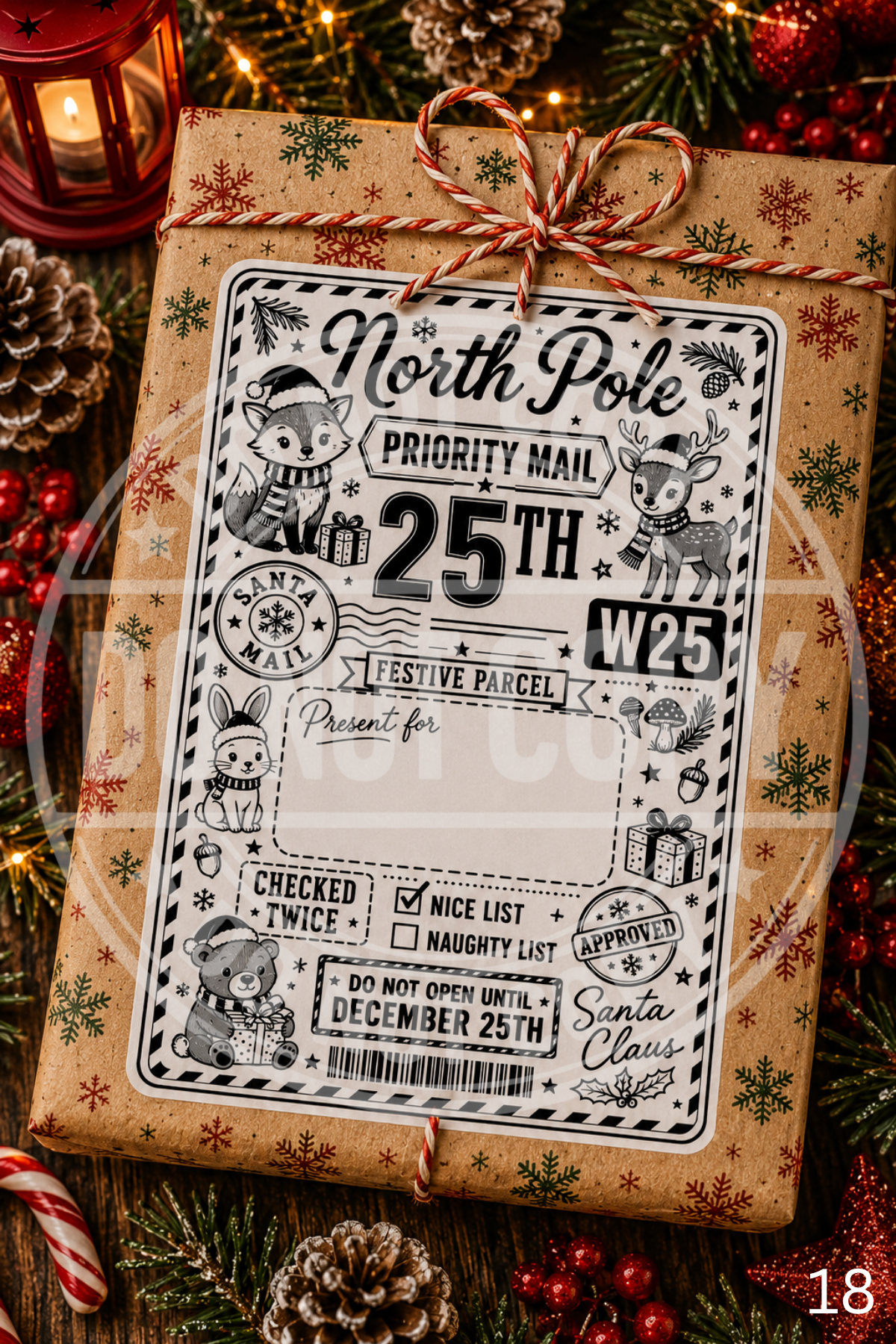 Custom Christmas Labels