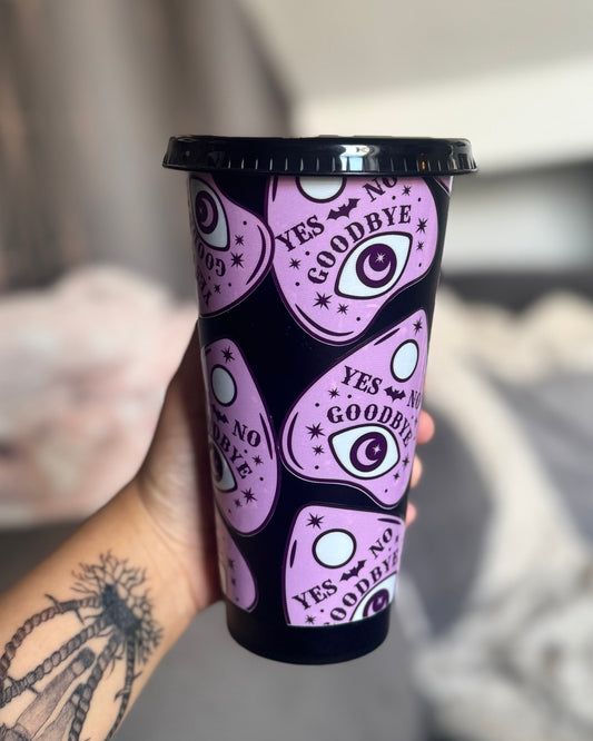 Purple Planchette 24oz Cold Cup