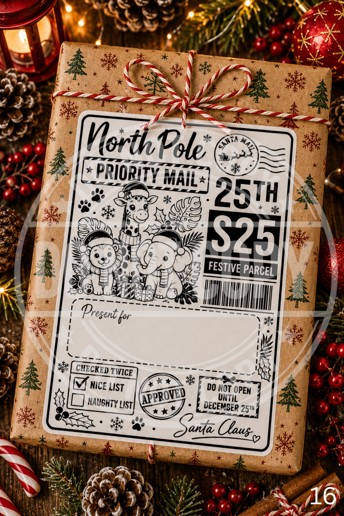 Custom Christmas Labels