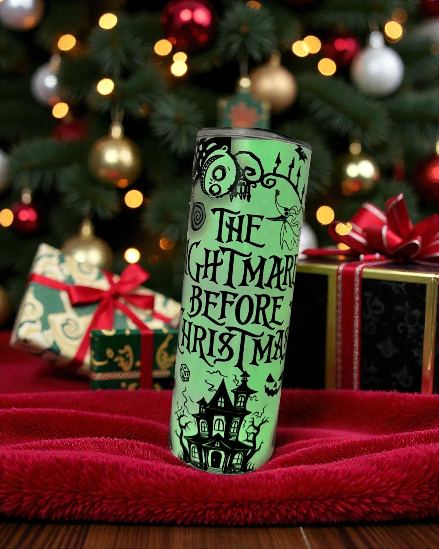 NBC Glow In The Dark Xmas 20oz Tumbler