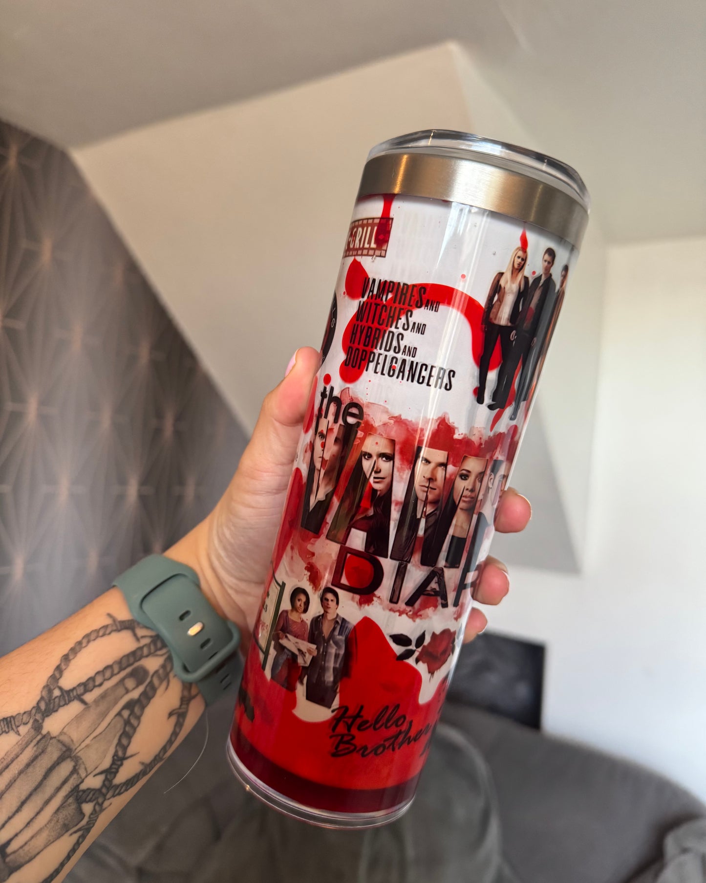 Custom 20oz Snowglobe Storyboard Tumbler