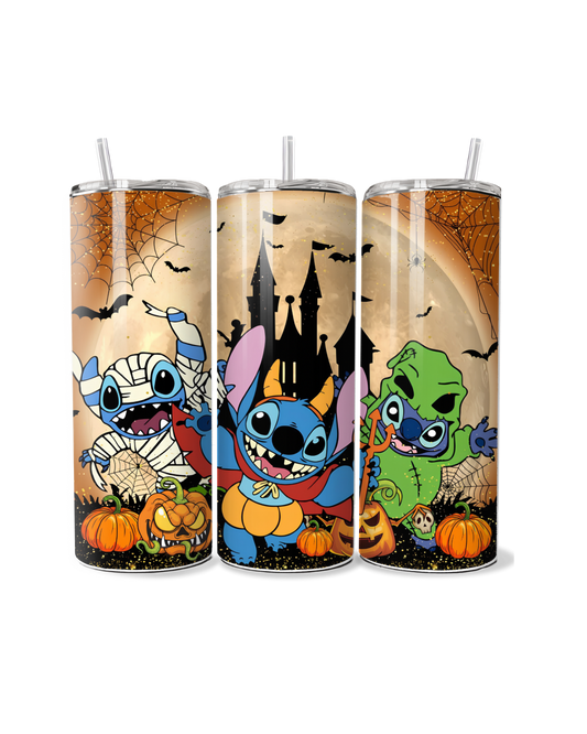 Spooky Blue Alien 20oz Tumbler