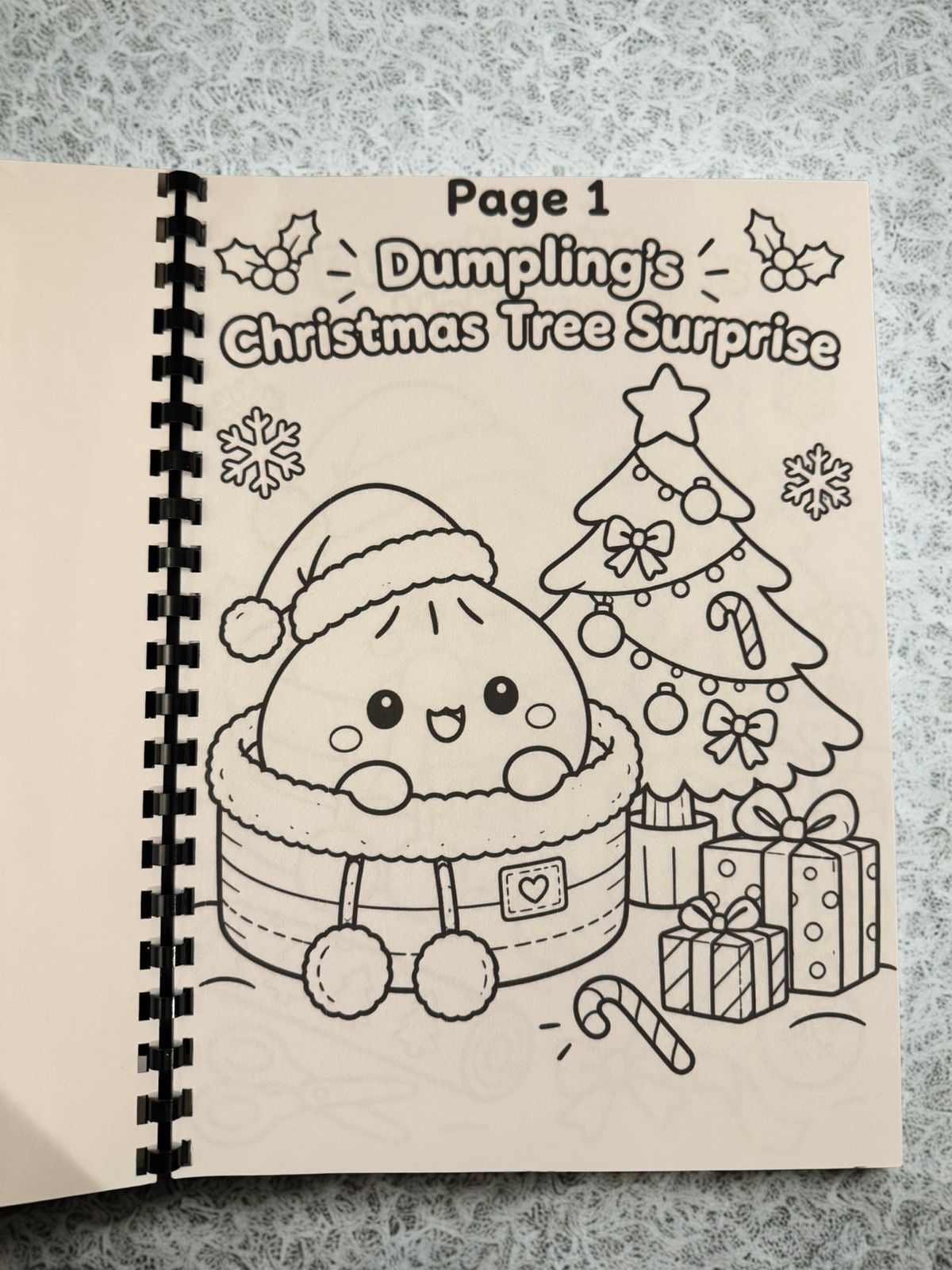Poppy The Festive Dumpling Colouring Book