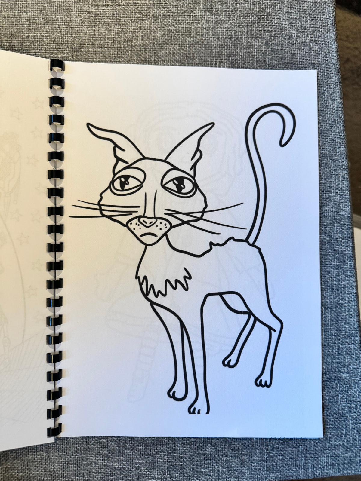 Spooky Button-Eyed Girl Colouring Book