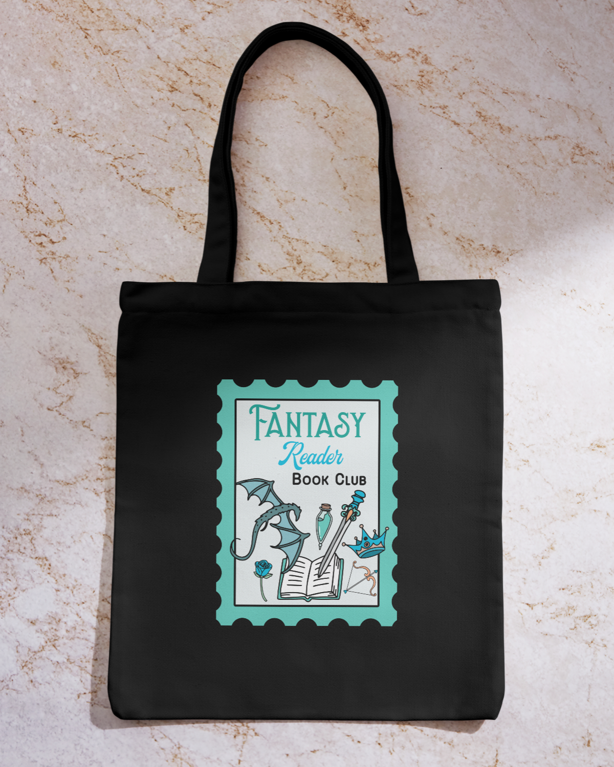 Fantasy Reader Book Club Tote Bag