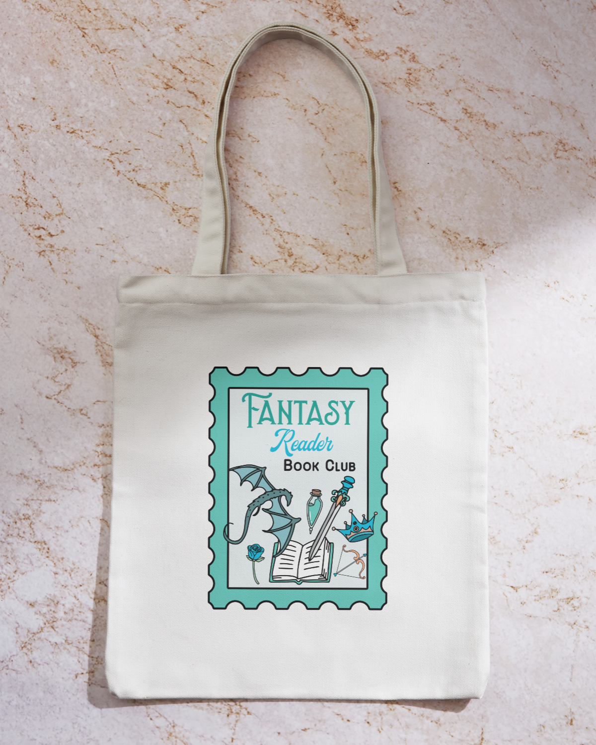 Fantasy Reader Book Club Tote Bag