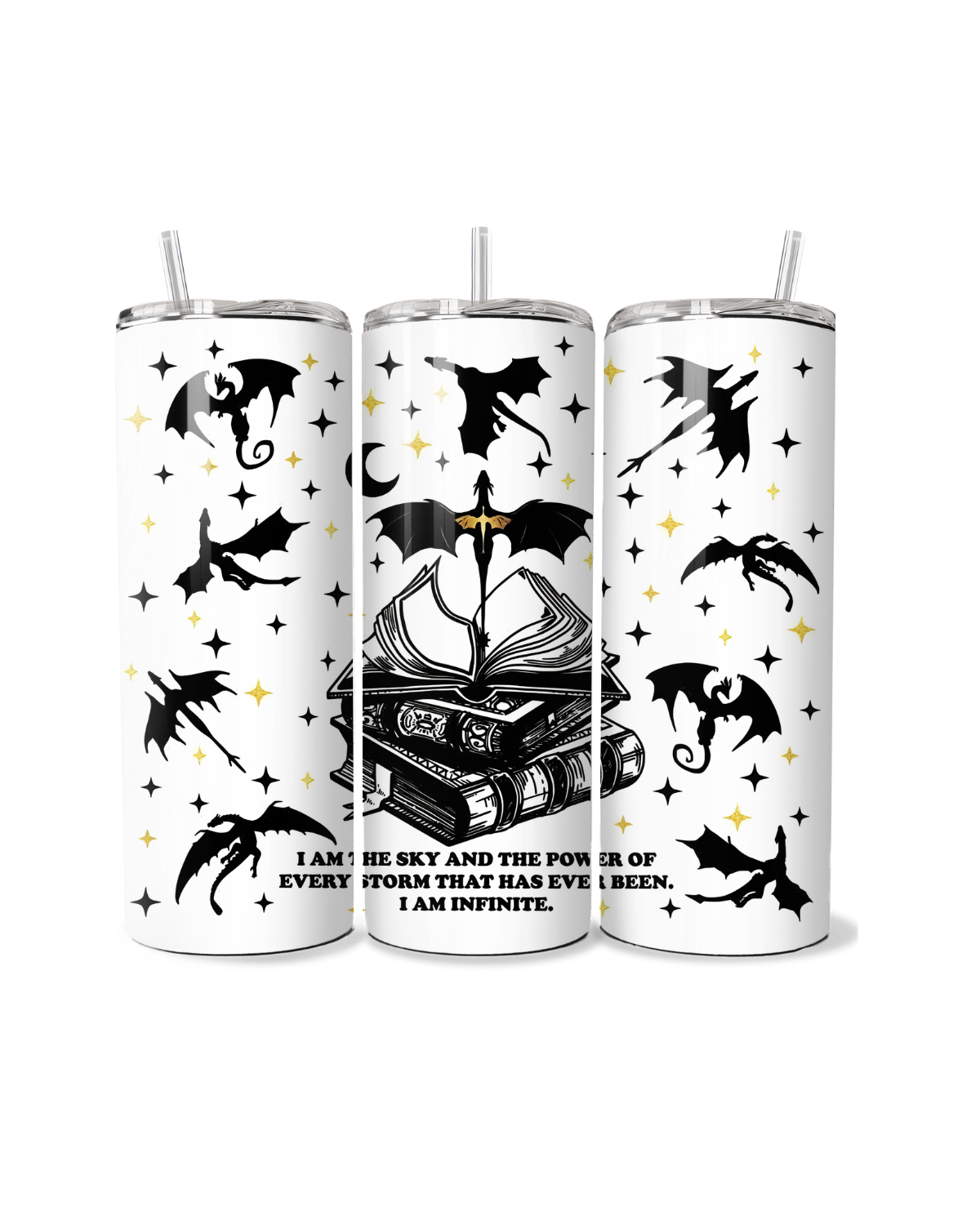 Forth Wing I Am The Sky 20oz Tumbler