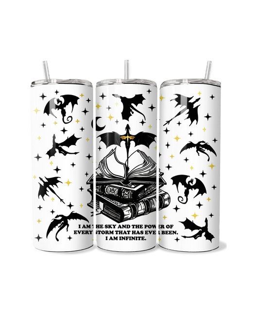 Forth Wing I Am The Sky 20oz Tumbler