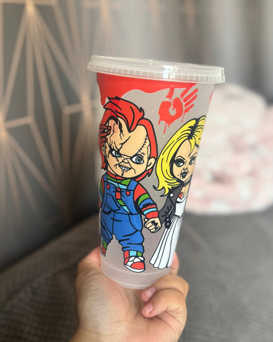 Wanna play? Horror 24oz Cold Cup