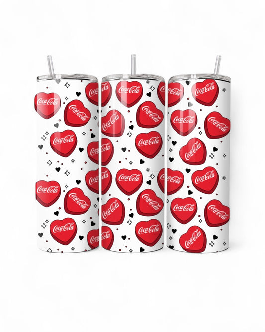 Cola Hearts 20oz Tumbler