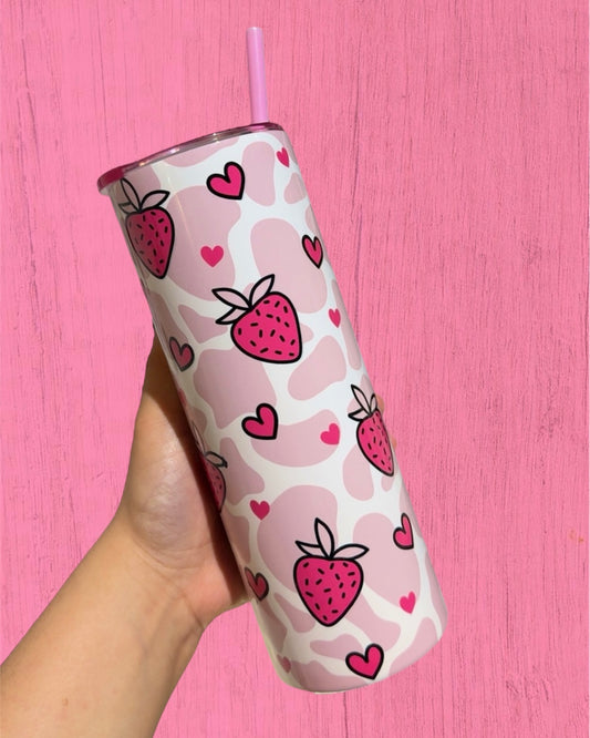 Strawberry Milk 20oz Tumbler