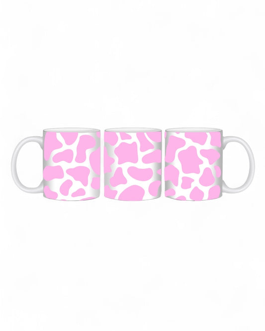 Light Pink Cowprint 11oz Mug