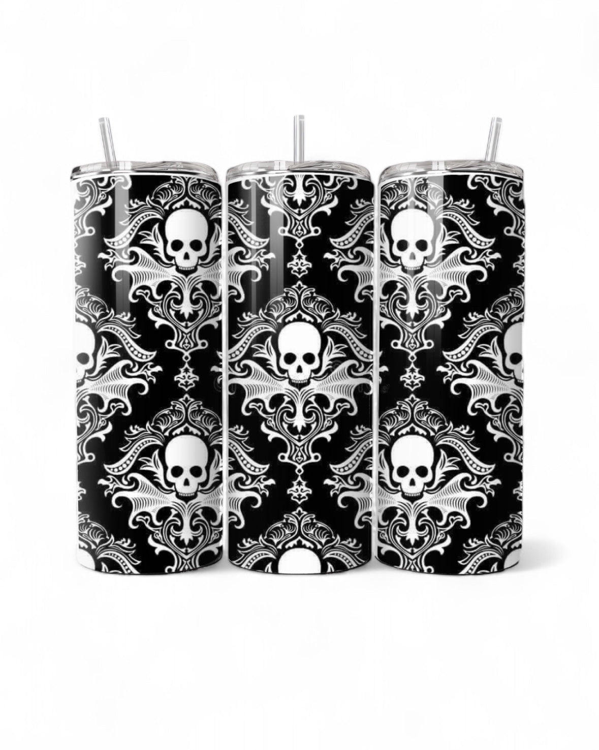 Gothic Skulls 20oz Tumbler