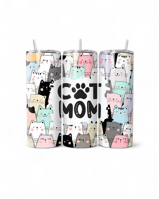 Cat Mom 20oz Tumbler