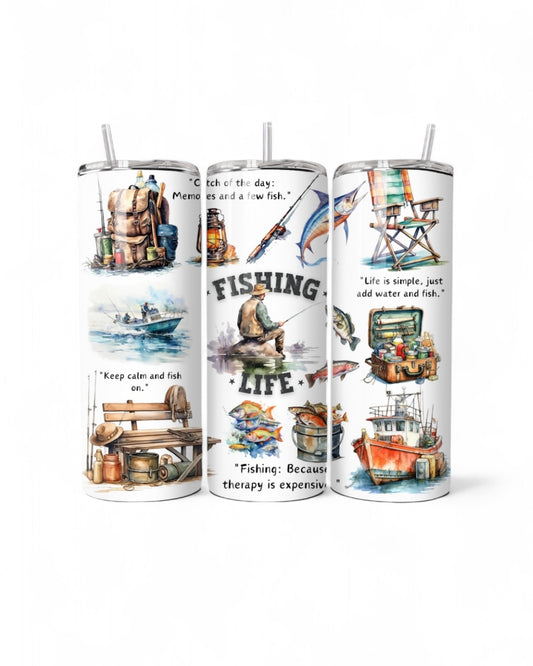 Fishing Life 20oz Tumbler