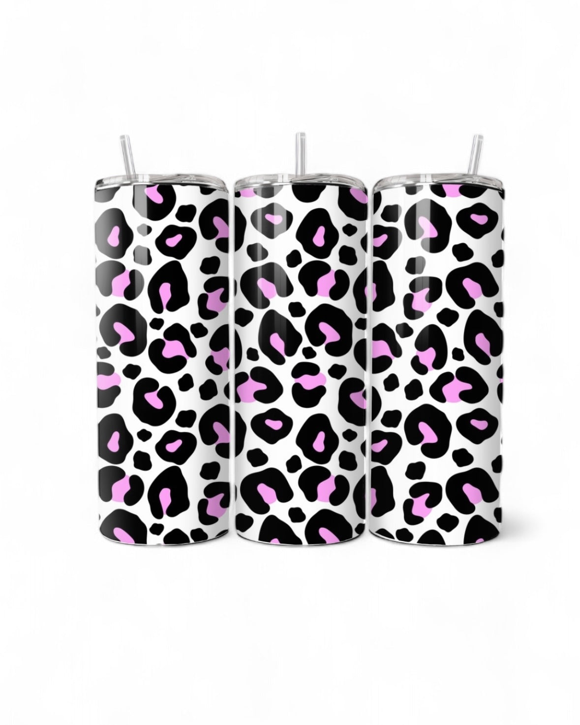 Pink Leopard Print 20oz Tumbler