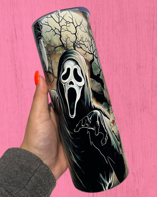 Ghost in the Newspaper 20oz Tumbler