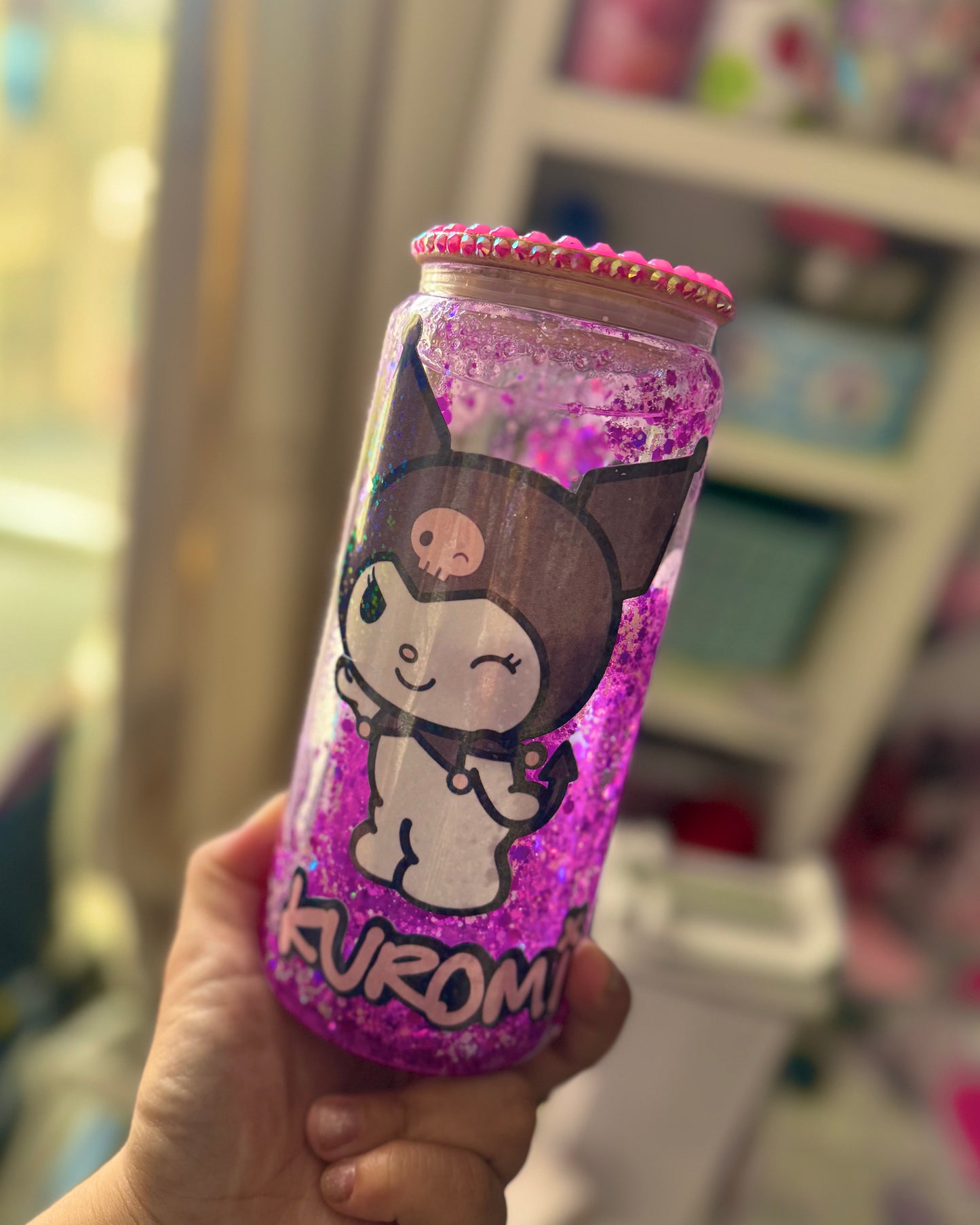 Cute Character 2 20oz Snowglobe Libbey Glass