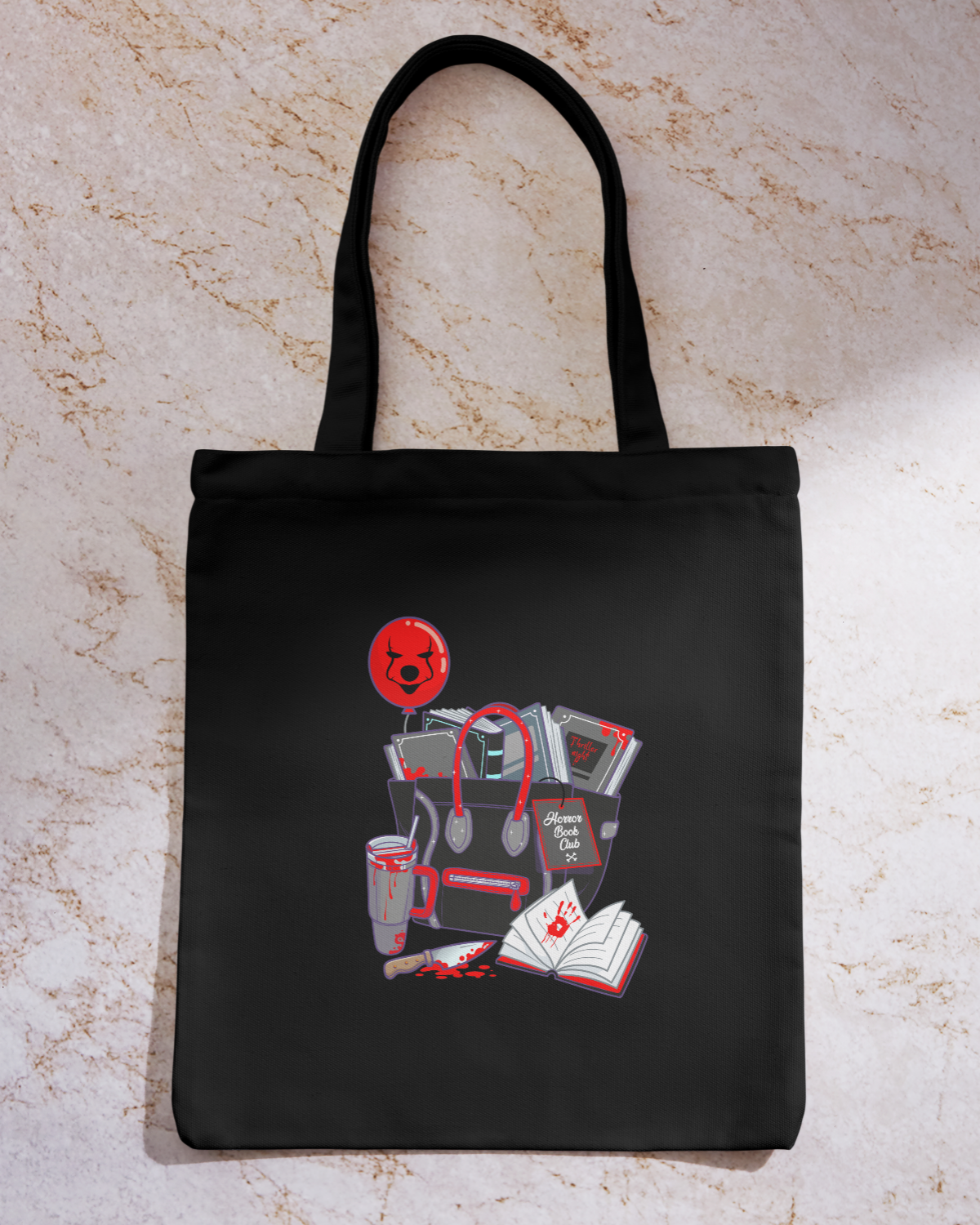 Horror Book Club Tote Bag