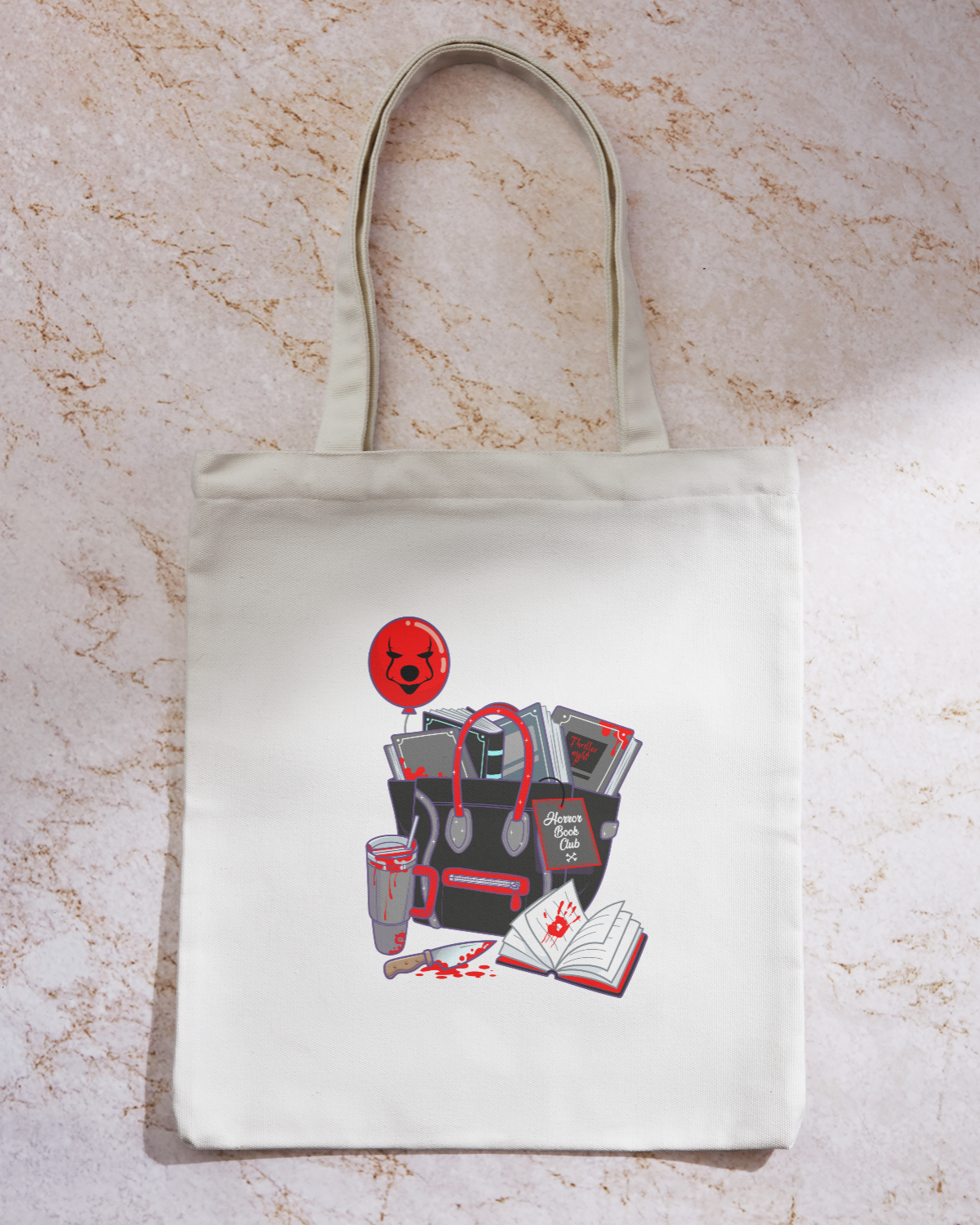 Horror Book Club Tote Bag