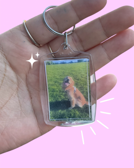 Personalised Acrylic Double Sided Keychain