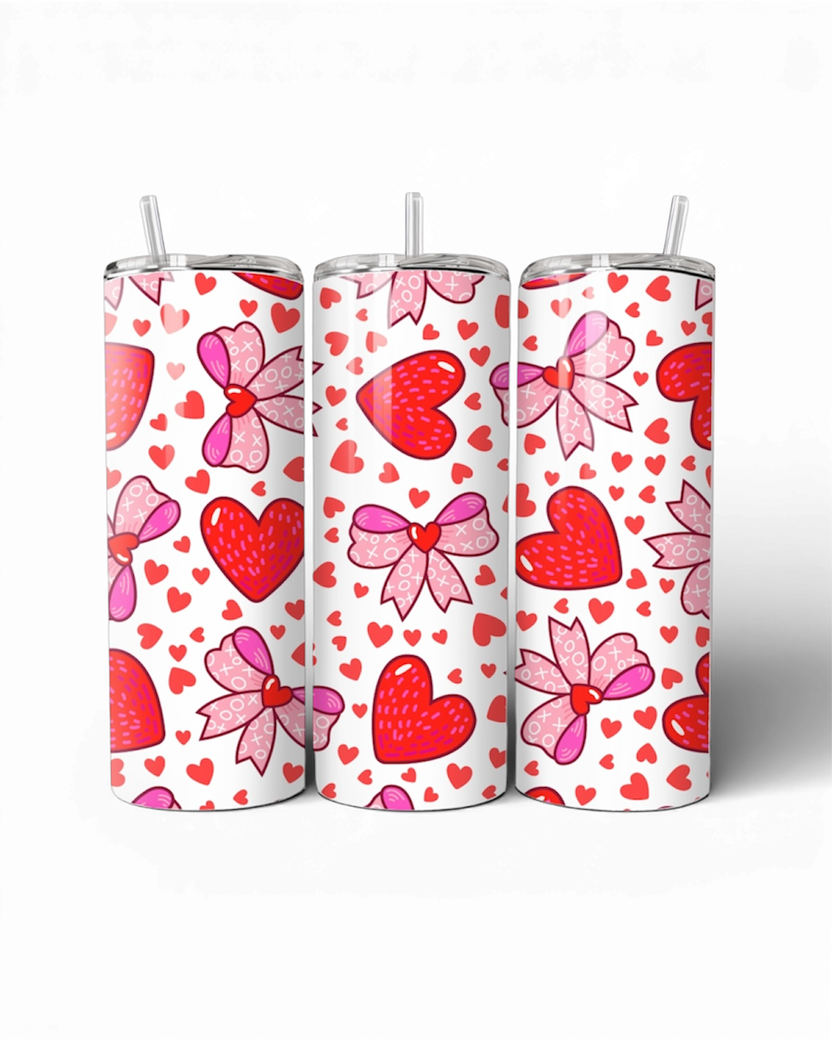 Heart Bows 20oz Tumbler