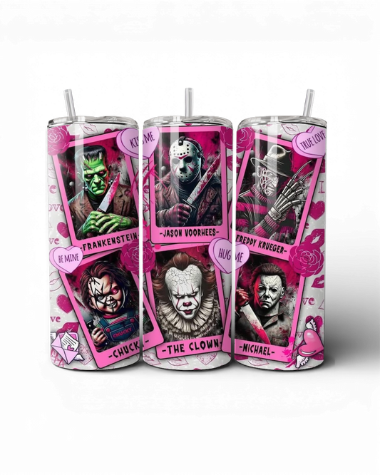 Valentine Horror Crew 20oz Tumbler
