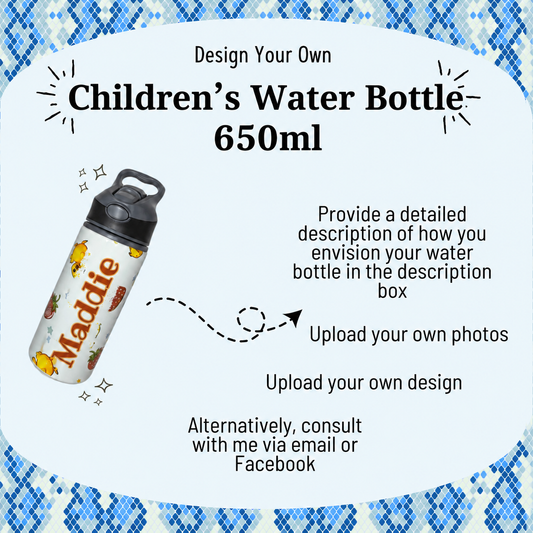 Design Your Own Children’s Water Bottle