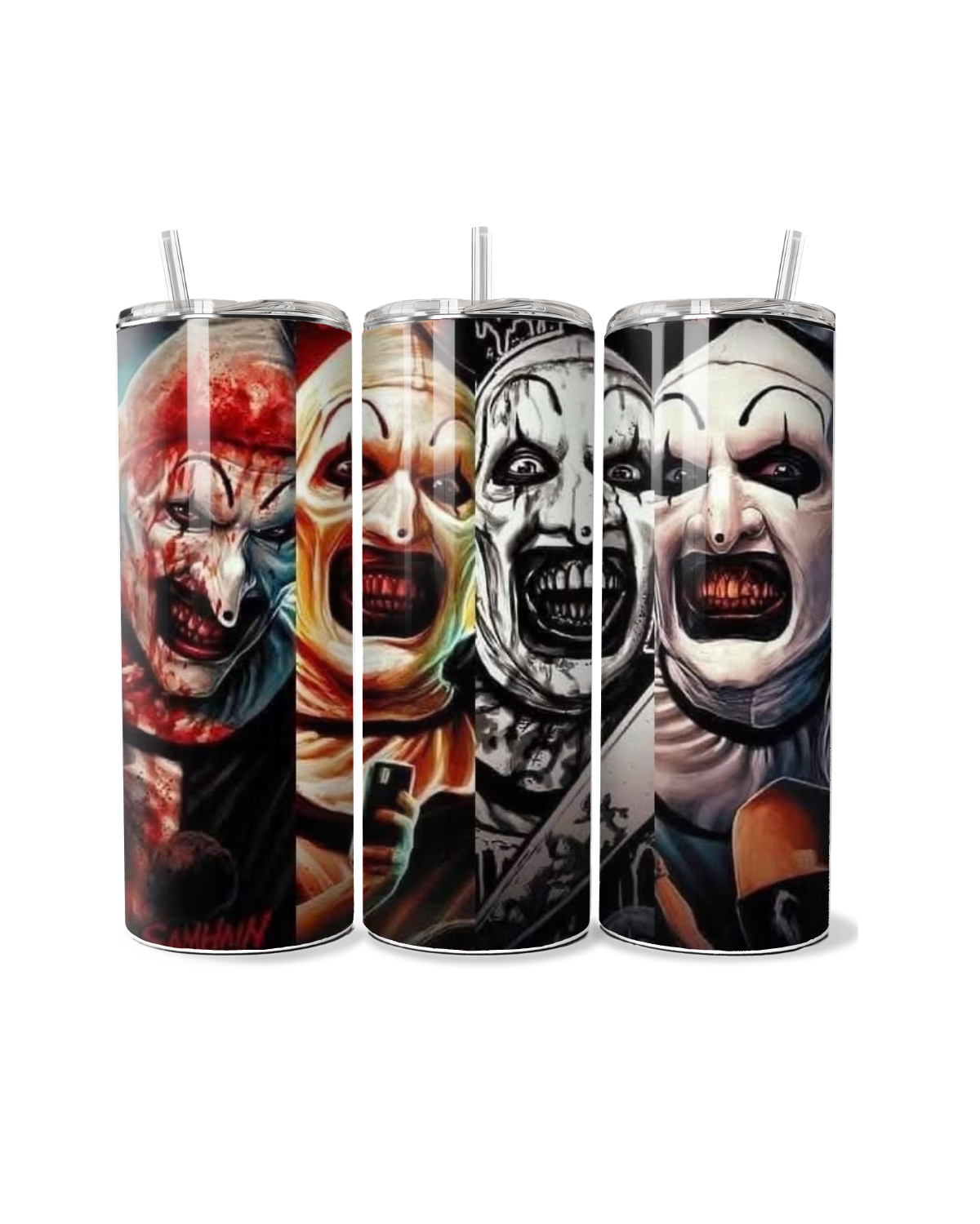 Bloody Clown Slides 20oz Tumbler