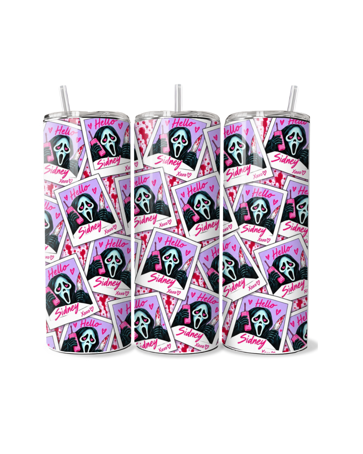 Ghost Man Polaroid 20oz Tumbler