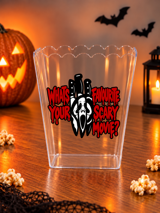 Ghostman Horror Themed Popcorn Bucket