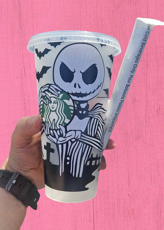 Skeleton Man 24oz Cold Cup