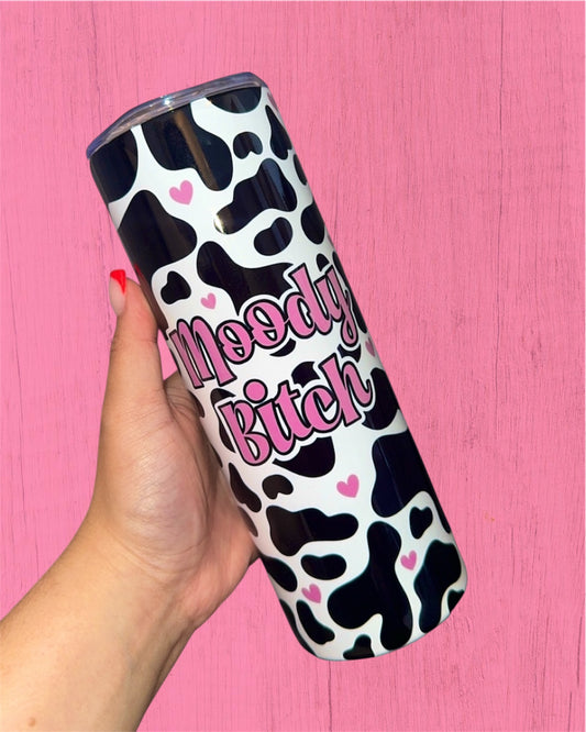 Moody Bitch Pink 20oz Tumbler