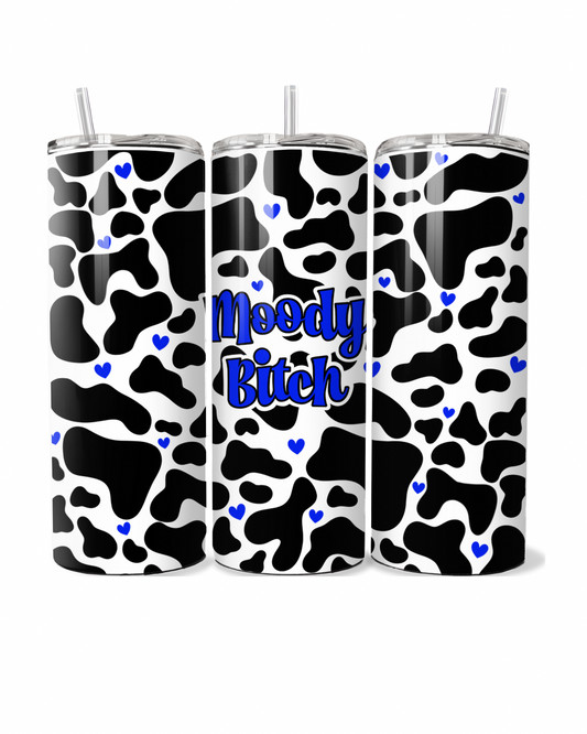 Moody Bitch Dark Blue 20oz Tumbler