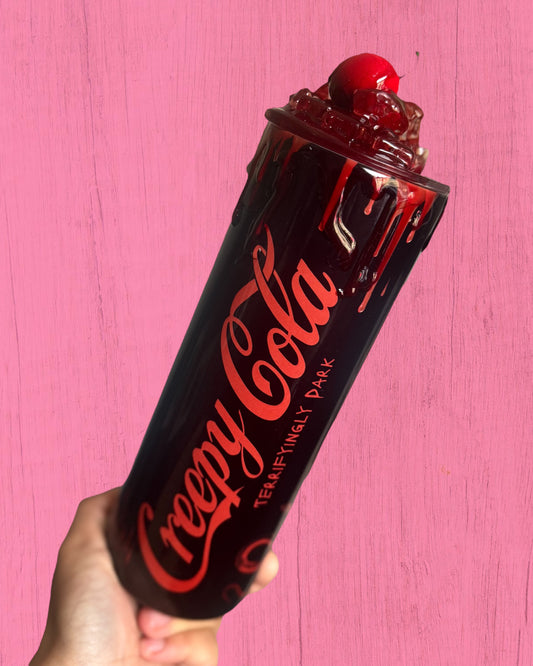 Creepy Cola 20oz Tumbler with Decorated Lid