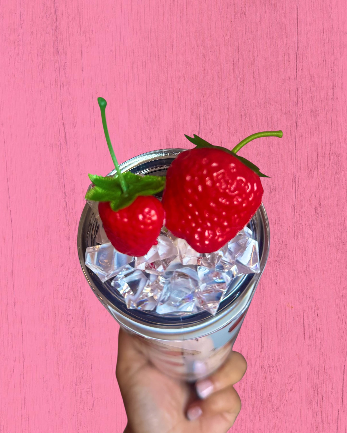 Strawberry & Ice Topper for 20oz/15oz Tumbler