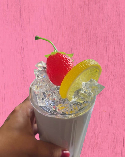 Strawberry, Lemon & Ice Topper for 20oz/15oz Tumbler