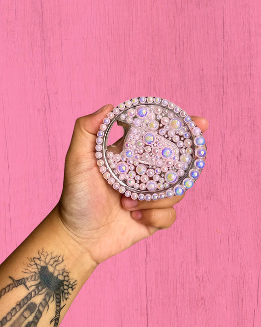Baby Pink Rhinestone Lid for 20oz/15oz Tumbler