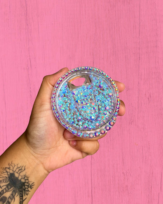 Blue Lagoon Rhinestone Lid for 20oz/15oz Tumbler