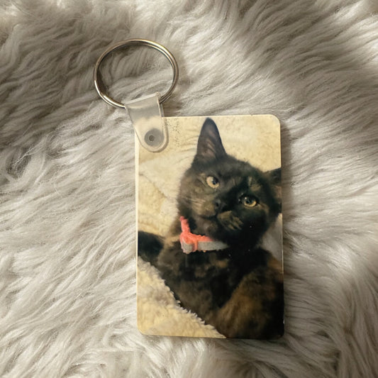 Personalized Keychain Double-sided - Serpent Creations