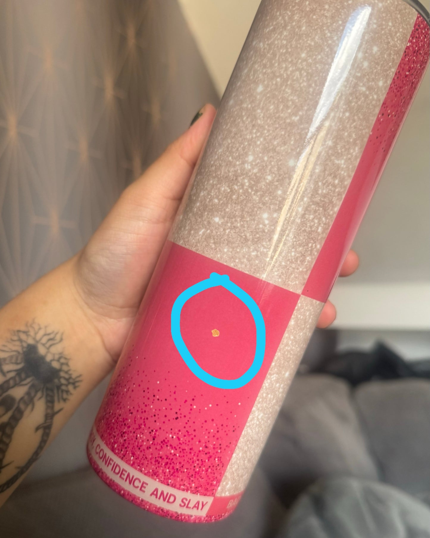 Pink Redbull 20oz Tumbler (Please read description)