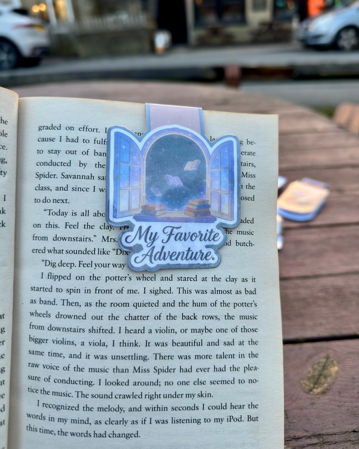 My Favourite Adventure Magnetic Bookmark