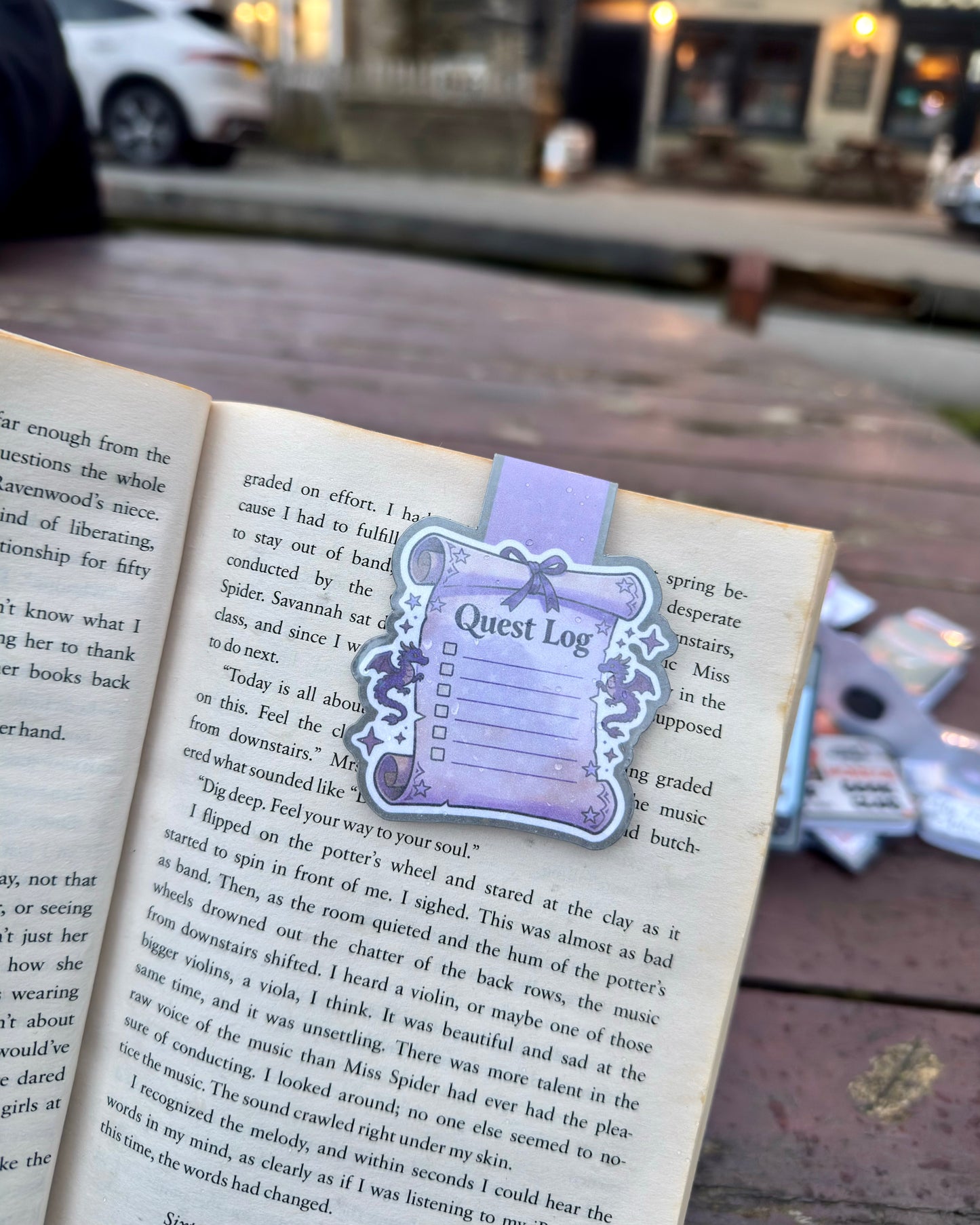 Quest Log Magnetic Bookmark