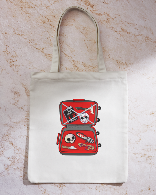 True Crime Suitcase Tote Bag