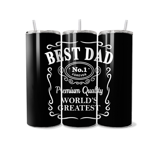Best Dad 20oz Tumbler - Serpent Creations